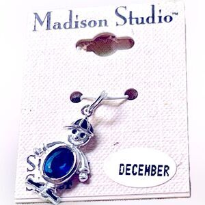 Still has the tags! Adorable Madison Studio Sterling Silver “December” boy charm